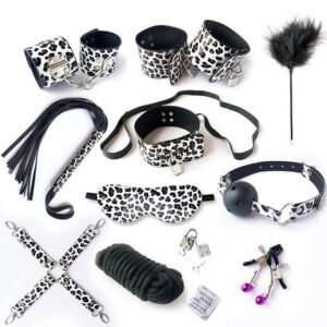 Leopard Print BDSM Kit