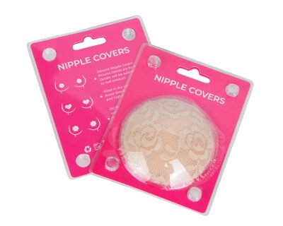 Black Silicone Lace Nipple Covers - Image 3