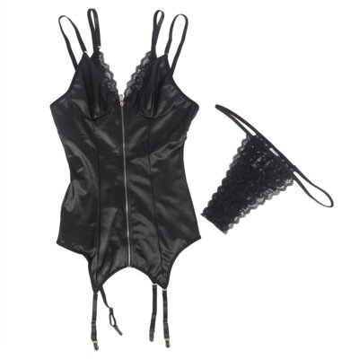 Black Lace Bustier - Image 5