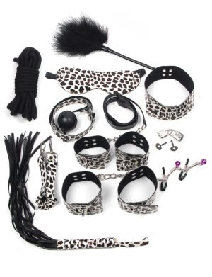 Leopard Print BDSM Kit