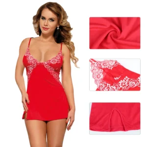 Red Lingerie Dress
