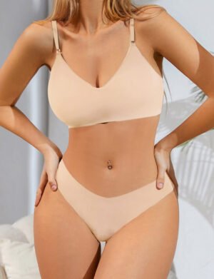 Seamless Nude Lingerie Set