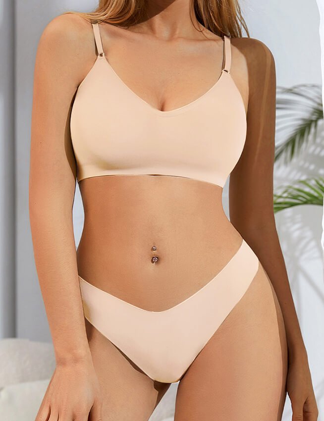 R81301-2 (2) Seamless Nude Lingerie Set